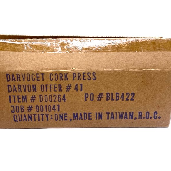 Apothecary Tool Cork Press Darvocet Cast Iron - Picture 10 of 10